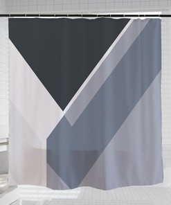 Arts Shower Curtain, Waterproof And Washable Curtain, Hand Drawing Bathroom Art Print For Home Decor