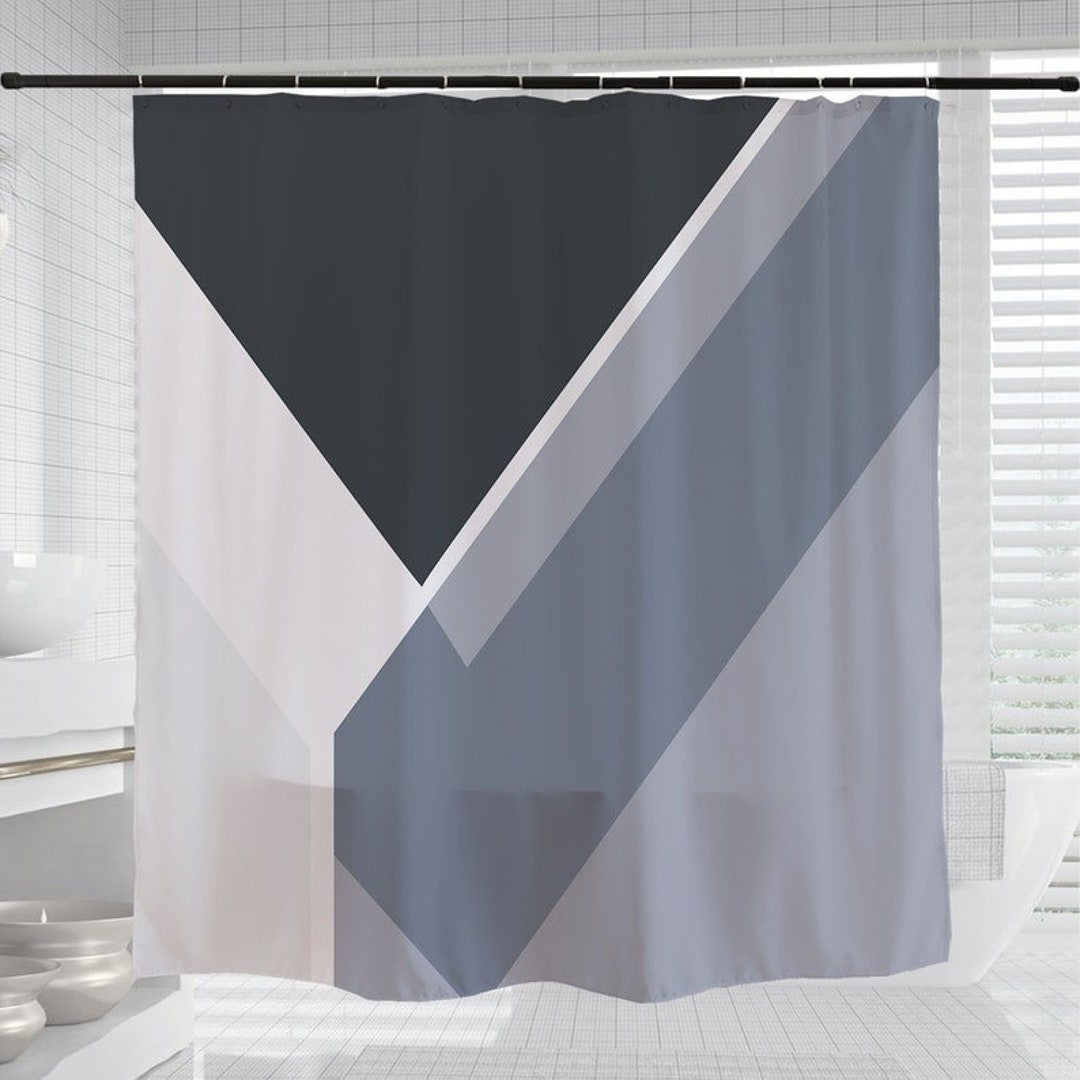 Arts Shower Curtain, Waterproof And Washable Curtain, Hand Drawing Bathroom Art Print For Home Decor