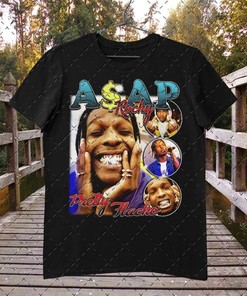Asap Rocky Vintage Inspired 90'S Rap Unisex T-Shirt