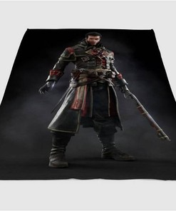 Assasins Creed Rogue Sherpa Fleece Blanket Gifts for Family, for Couple