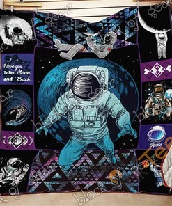 Astronaut Quilt Blanket Bedding Set