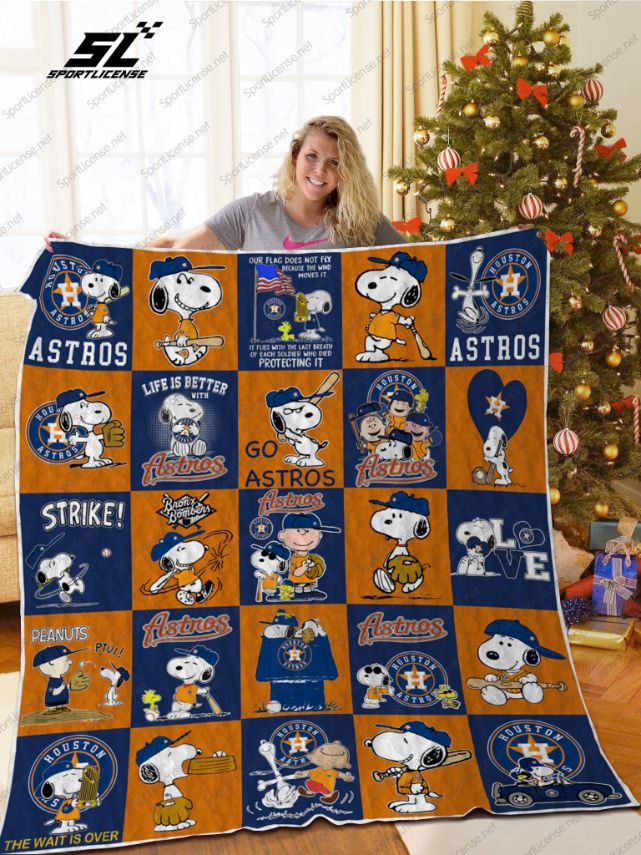 Astros Houston Disney Quilt Blanket Bedding Set