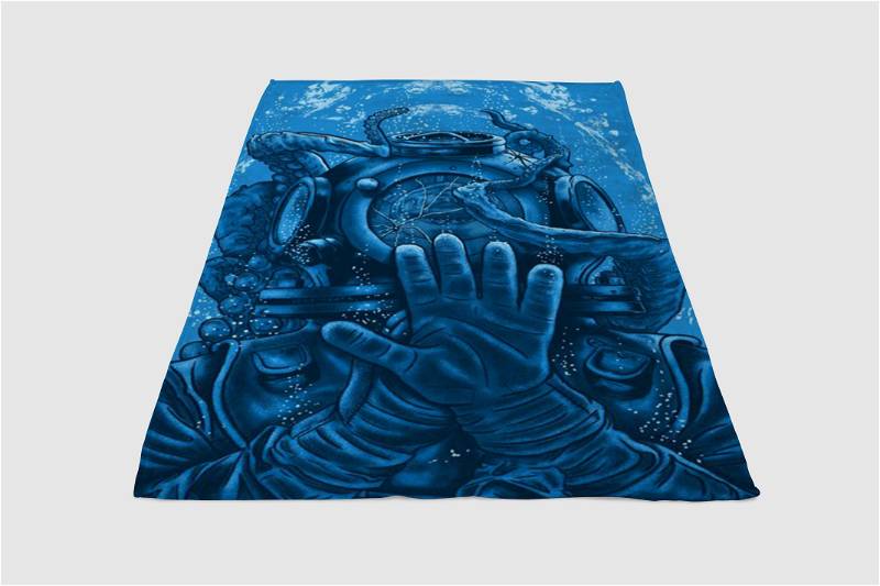 Astrounot Cartoon Sherpa Fleece Blanket Gifts for Family, for Couple
