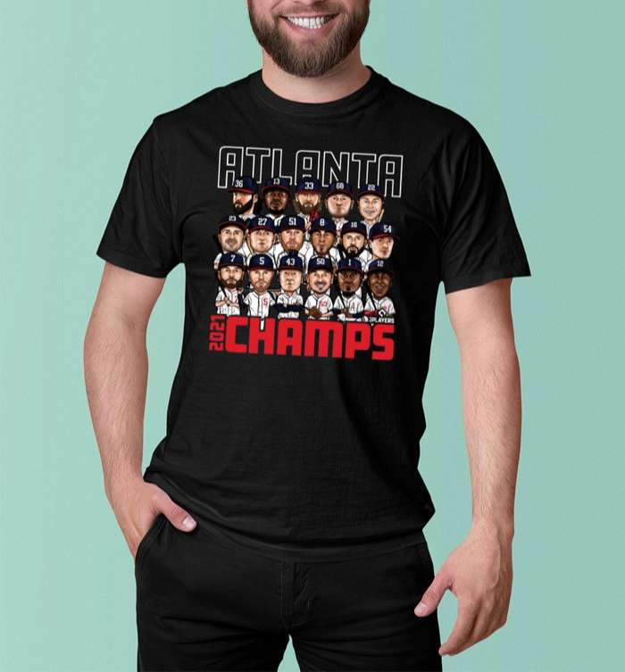 Atlanta Braves Champions Wht T-Shirt