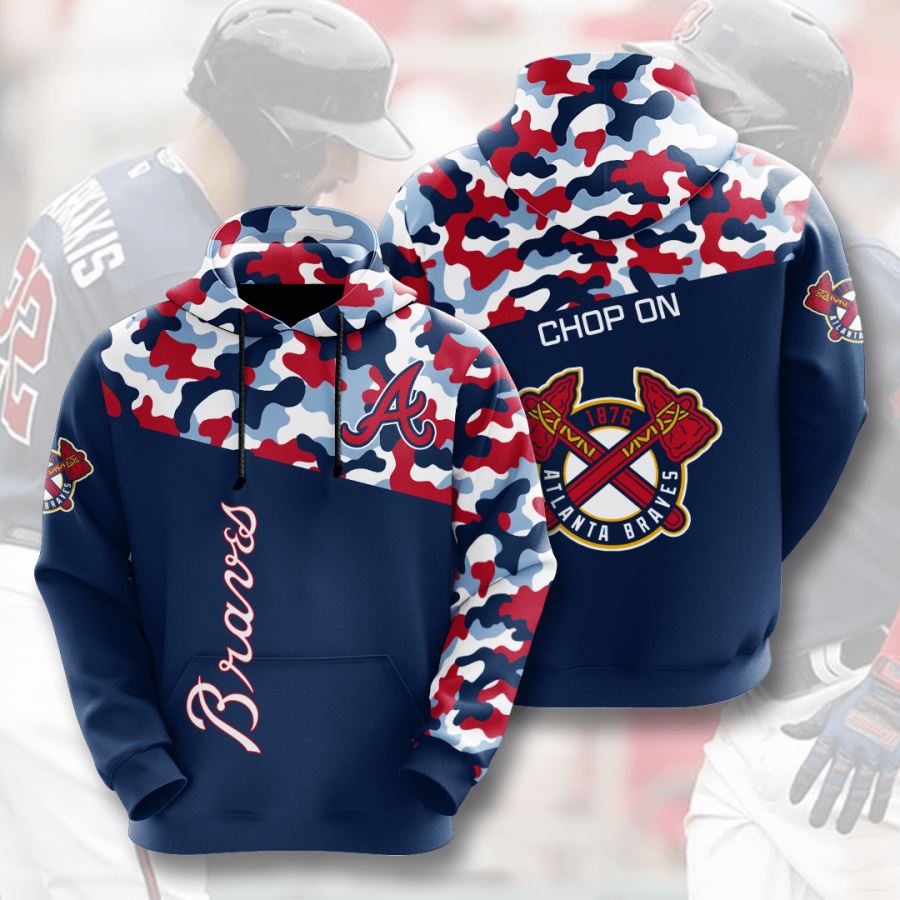 Atlanta Braves Custom Sport All Over Print Hoodie 3D