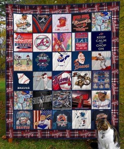 Atlanta Braves Quilt Blanket DUP2