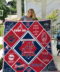 Atlanta Braves The Braves EST 1996 Quilt Blanket