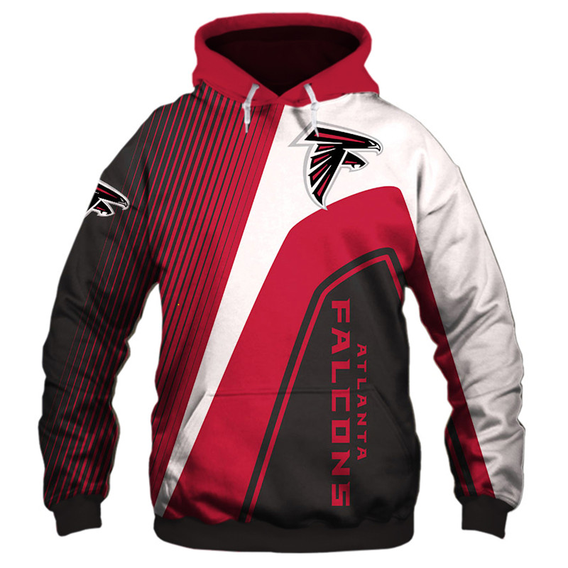 Atlanta Falcons 3D Hoodie Zipper for Fans - Image 3