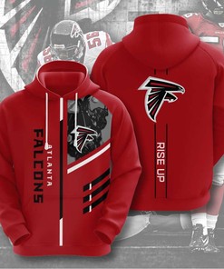 Atlanta Falcons Custom Sport All Over Print Hoodie 3D 1