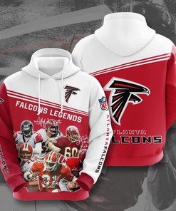 Atlanta Falcons Custom Sport All Over Print Hoodie 3D 4