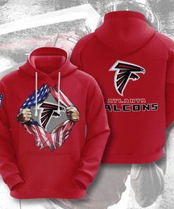 Atlanta Falcons Custom Sport All Over Print Hoodie 3D 8
