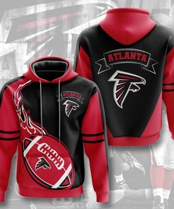 Atlanta Falcons Hoodie Flame Balls Graphic Gift for Fans