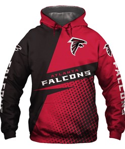 Atlanta Falcons Hoodie Longsleve Zip Hoodie for Fan