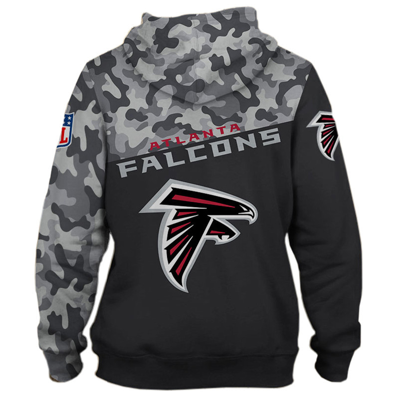 Atlanta Falcons Military Hoodie 3D Zip Hoodie 3D Zip Hoodie Long Sleeve New Season - Image 2