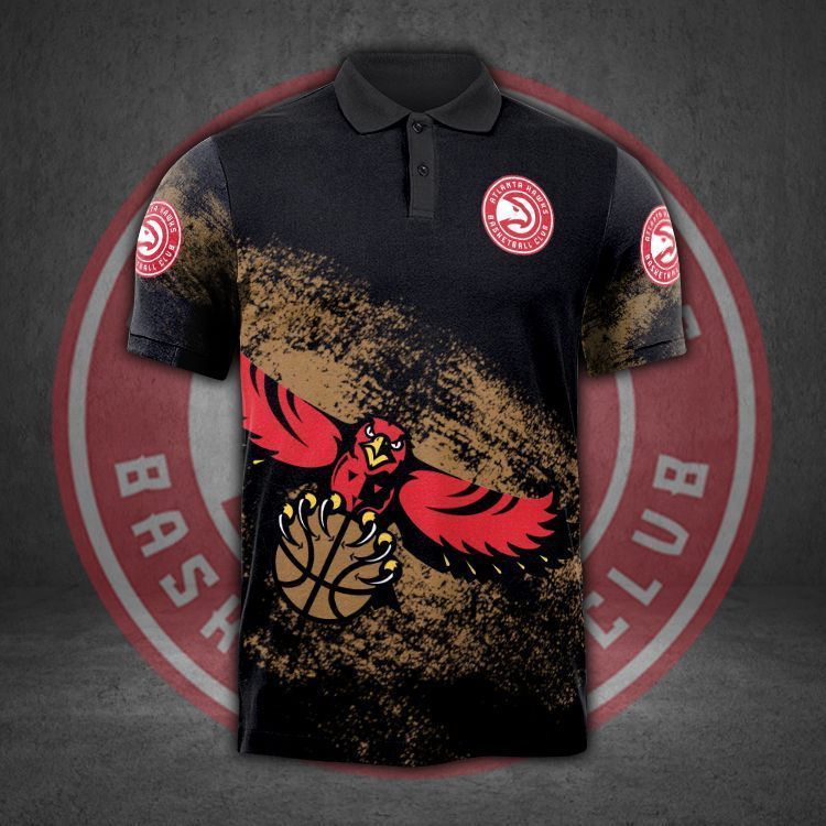 Atlanta Hawks 3d Polo Shirt Jersey All Over Print Shirt 3d T-shirt