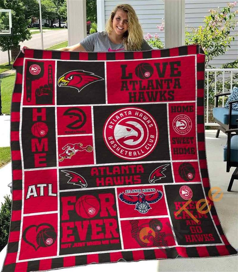 Atlanta Hawks V2 Quilt Blanket Bedding Set