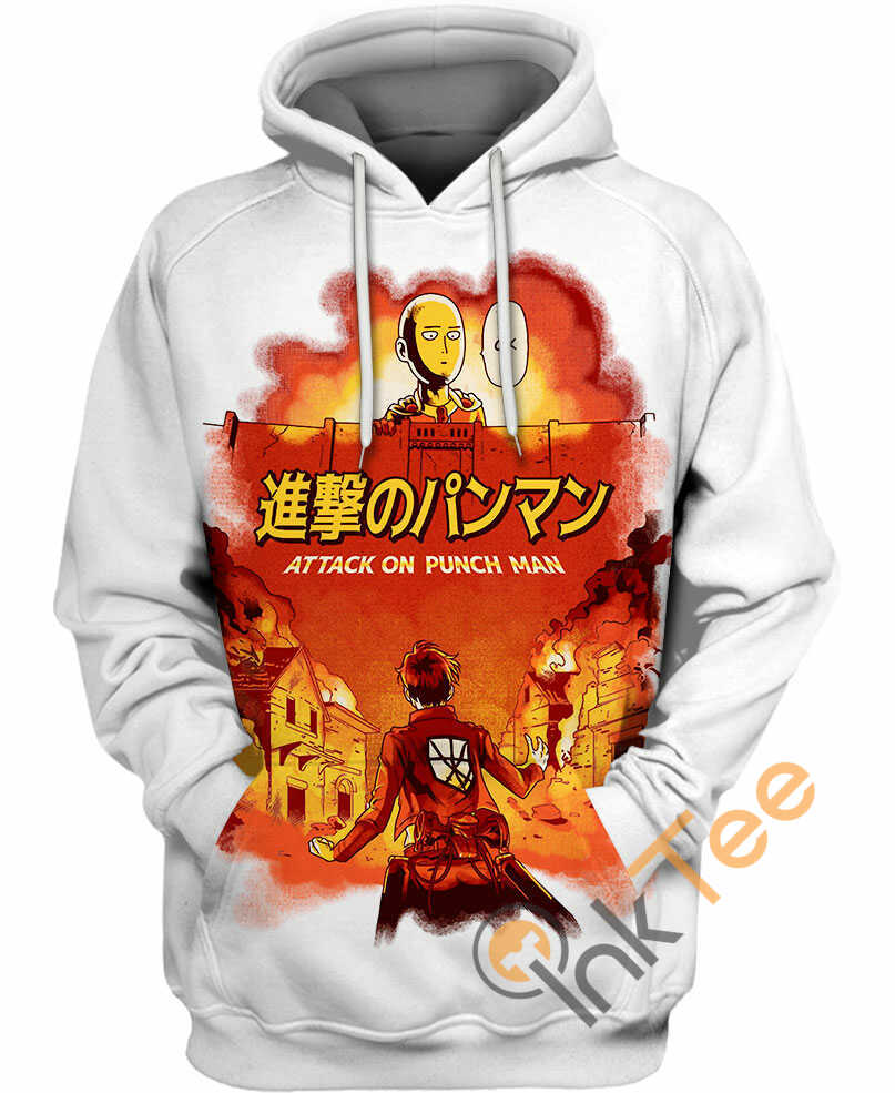 Attack On Punch Man Hoodie 3D