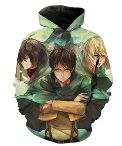 Attack On Titan All Character Attack On Titan All Character Hoodie 3D