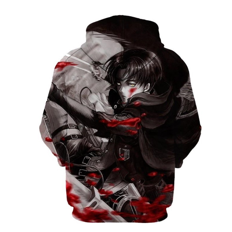 Attack On Titan Blood 3D Printed Hoodie - Image 2