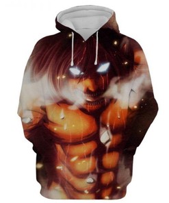 Attack On Titan Eren Anime 3D Printed Hoodie