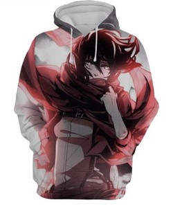 Attack On Titan Mikasa Ackerman 3D Hoodie