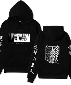 Attack on Titan Anime Unisex Hoodie Cosplay Hooded Sweatshirts Cotton Cozy Wings of Freedom Print Pullovers Tops