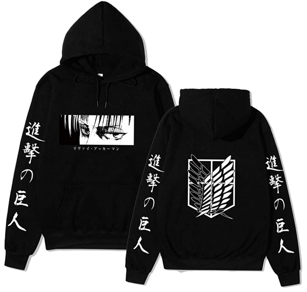 Attack on Titan Anime Unisex Hoodie Cosplay Hooded Sweatshirts Cotton Cozy Wings of Freedom Print Pullovers Tops