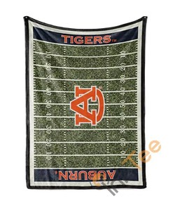 Auburn Tigers Home Field Sherpa Fleece Blanket Gifts for Family, for Couple