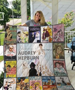 Audrey Hepburn For Fans Vintage Collection Quilt Blanket