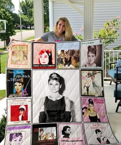 Audrey Hepburn Quilt Blanket