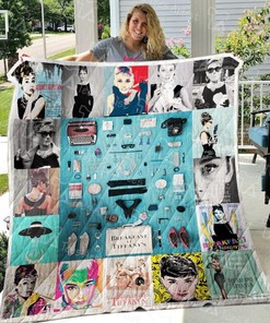 Audrey Hepburn Quilt Blanket Bedding Set for Home Décor