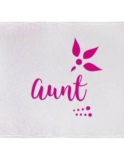 Auntie Best Aunt Ever Birthday Gift Throw Blanket