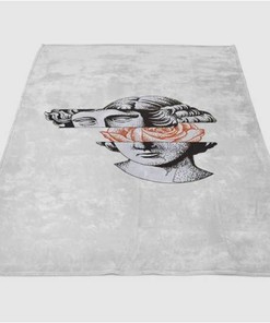 Austetic Sherpa Fleece Blanket Gifts for Family, for Couple