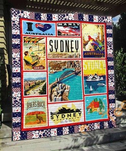 Australia 1 Quilt Blanket Bedding Set With Pilliwcases Option