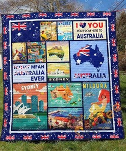 Australia Quilt Blanket Bedding Set