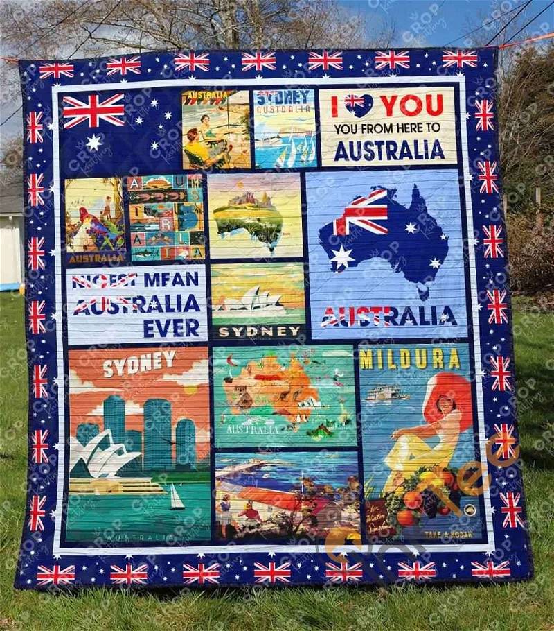 Australia Quilt Blanket Bedding Set