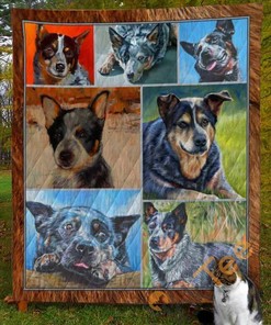 Australian Cattle Dog V1 Quilt Blanket Bedding Set