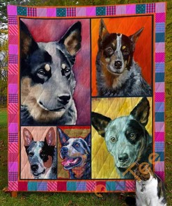 Australian Cattle Dog V2 Quilt Blanket Bedding Set