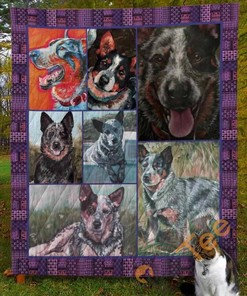 Australian Cattle Dog V5 Quilt Blanket Bedding Set