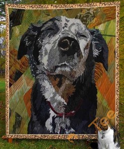 Australian Shepherd Dog Quilt Blanket Bedding Set