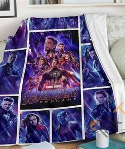 Avenger Endgame Sherpa Fleece Blanket Gifts for Family, for Couple