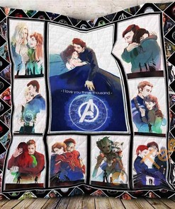 Avengers End Game – I Love 3000 Quilt Blanket Bedding Set