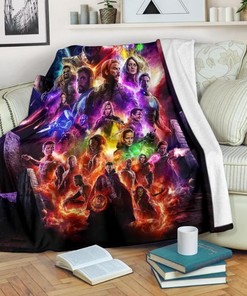 Avengers Endgame Fleece Blanket Gift For Fan, Quilt Blanket Bedding Set Gift76