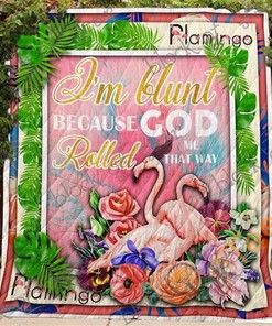 Awesome Flamingo Quilt Blanket Bedding Set