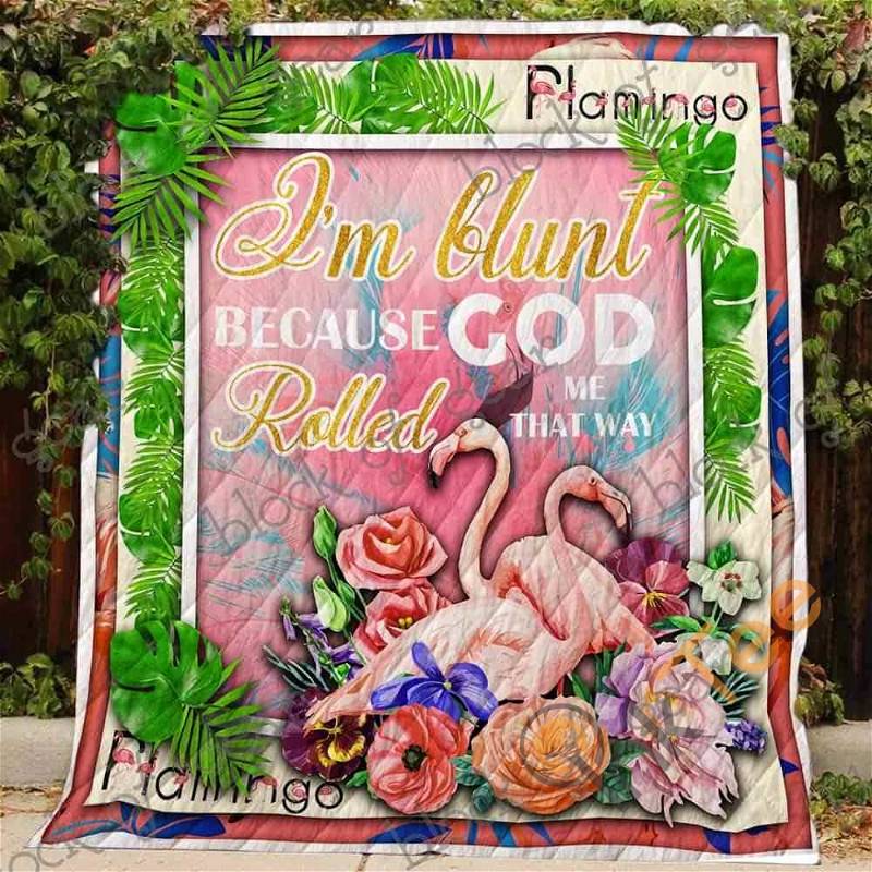 Awesome Flamingo Quilt Blanket Bedding Set