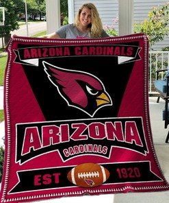 B02 Quilt Blanket Bedding Set Arizona Cardinals