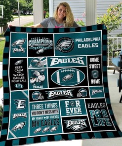 B20 Quilt Blanket Bedding Set Philadelphia Eagles