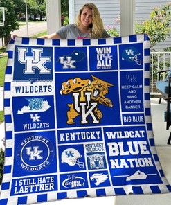 B2407 Quilt Blanket Bedding Set Kentucky Wildcat