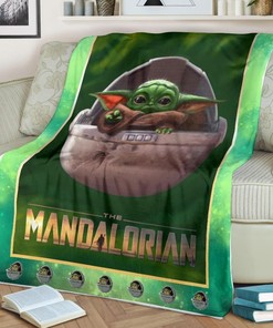 Baby Yoda The Mandalorian Star Wars Best Seller Fleece Blanket Gift For Fan, Quilt Blanket Bedding Set Gift