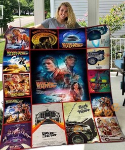 Back To The Future Quilt Blanket Bedding Set With Pillowcase Option
